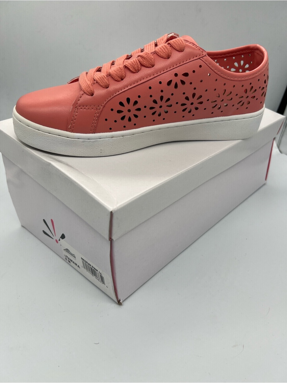 Isaac Mizrahi Women’s Coral Lace-Up Casual Sneakers - Picture 2 of 6